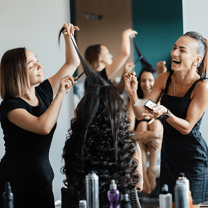 morning of the bride with the creation of the imag 2025 01 09 12 10 35 utc Professional Hair Coloring Hackettstown